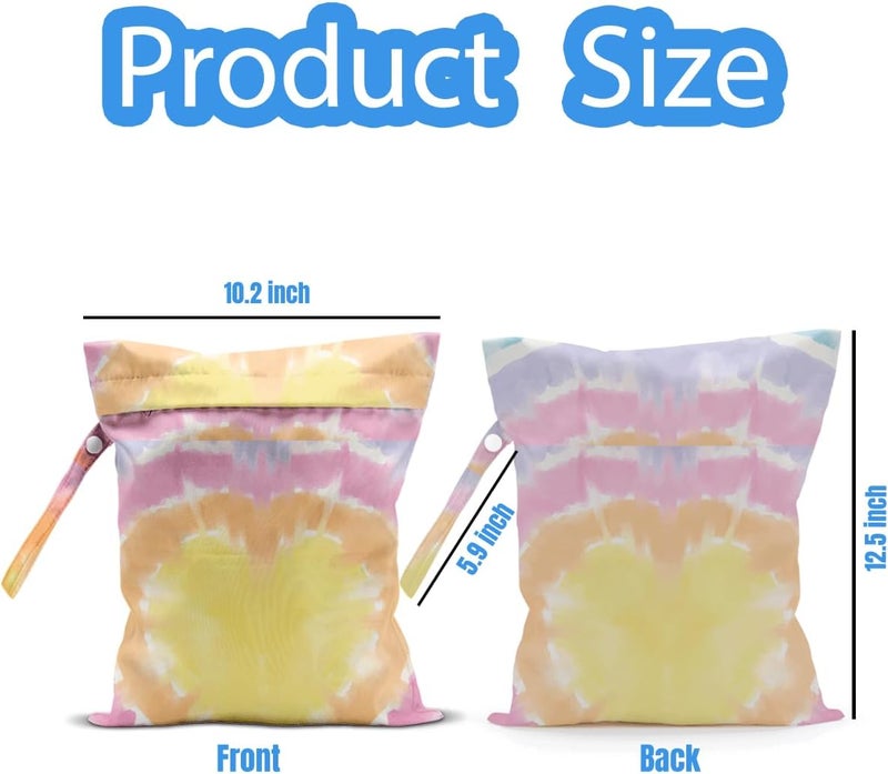 AASRR Store Wet Dry Bag, Wet Bag for Swimsuit, Travel, Beach, Pool, Diapers, Dirty Yoga Gym Clothes, Makeup Bag, Summer Vacation Essentials, Waterproof Reusable Beach Bag - Image 2